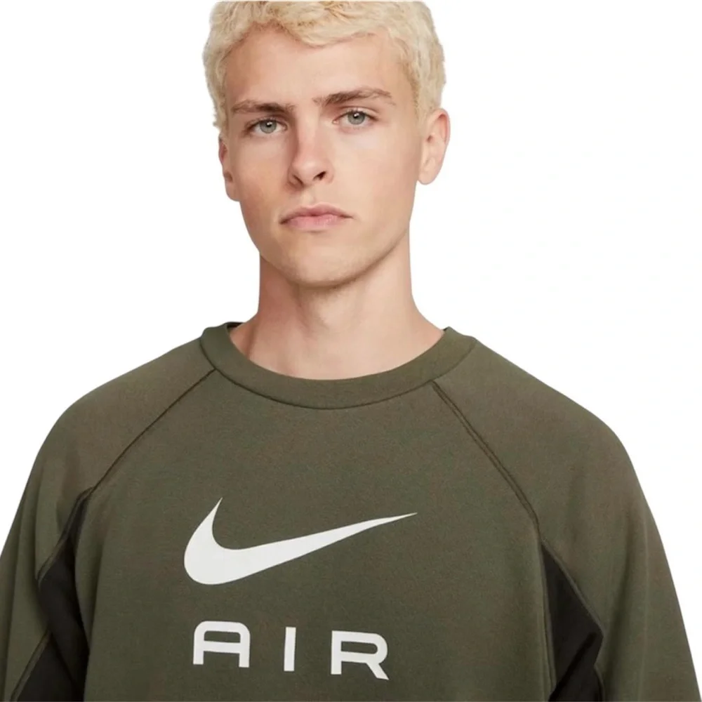 Men's Nike Air French Terry Crew Neck Sweatshirt Size M